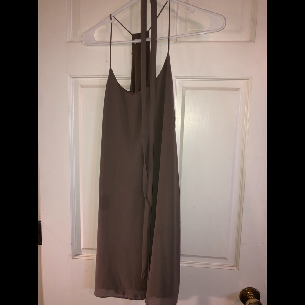 dress with sash